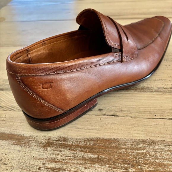 Men’s Florsheim brown leather dress shoes size 10.5 casual office suits - Picture 3 of 10